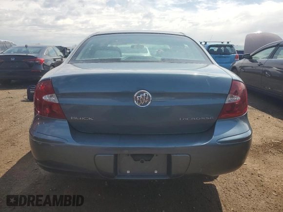 2006 Buick LaCrosse CX with VIN 2G4WC552461290079, listed as a Copart auction lot 54068275 with 153,487 mi miles and Clean Title. Bid and sale history available at carsss.com. Image 6.
