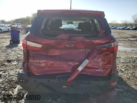 2018 Ford EcoSport SE z VIN MAJ6P1UL2JC189482, wystawiony jako Copart lot #51911295 z przebiegiem 77 647 mil mil oraz Szkoda całkowita • Salvage title. Historia ofert i sprzedaży dostępna na DreamBid. Obrazek 6.