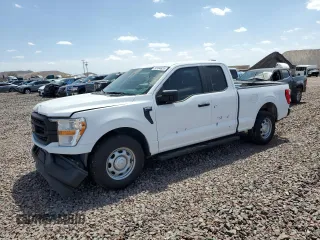 2021 Ford F-150 XL with VIN 1FTEX1CPXMKE46845, listed as a Copart auction lot 52104625 with 150,526 mi miles and Salvage title. Bid and sale history available at DreamBid. Image 1.