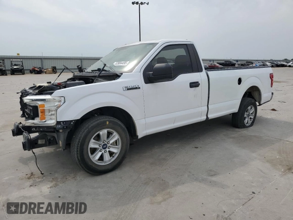 2018 Ford F-150 XL with VIN 1FTMF1CBXJKG02753, listed as a Copart auction lot 53904495 with 118,716 mi miles and Salvage Title. Bid and sale history available at carsss.com. Image 1.