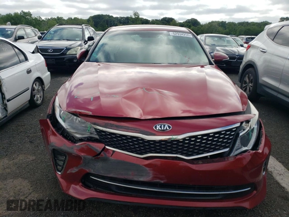 2018 Kia Optima LX with VIN 5XXGT4L34JG233981, listed as a Copart auction lot 62934255 with 105,642 mi miles and Salvage title. Bid and sale history available at DreamBid. Image 5.