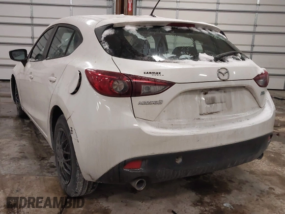 2015 Mazda 3 i Sport with VIN JM1BM1K79F1270618, listed as a IAAI auction lot 41394651 with 55,999 mi miles and . Bid and sale history available at DreamBid. Image 3.