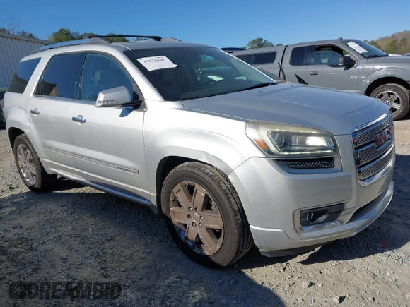 2013 GMC Acadia Denali with VIN 1GKKVTKD9DJ127376, listed as a IAAI auction lot 41876105 with 185,495 mi miles. Bid and sale history available at carsss.com. Image 1.