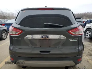 2016 Ford Escape Titanium with VIN 1FMCU0J96GUB31124, listed as a Copart auction lot 44038295 with 208,780 mi miles and Salvage Title. Bid and sale history available at carsss.com. Image 6.