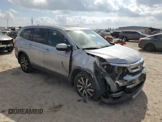 2019 Honda Pilot EX-L with VIN 5FNYF5H49KB013887, listed as a Copart auction lot 44258315 with 159,115 mi miles and Salvage title. Bid and sale history available at DreamBid. Image 4.