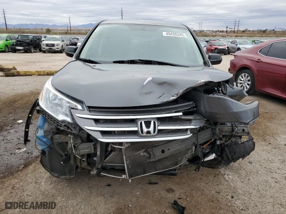 2013 Honda CR-V LX with VIN 5J6RM3H35DL036597, listed as a Copart auction lot 49430345 with 182,582 mi miles and Salvage Title. Bid and sale history available at carsss.com. Image 5.