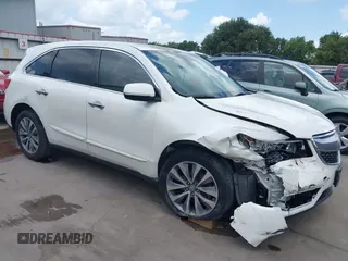 2014 Acura MDX Tech Pkg with VIN 5FRYD3H40EB007845, listed as a IAAI auction lot 39664732 with 79,420 mi miles. Bid and sale history available at carsss.com. Image 1.