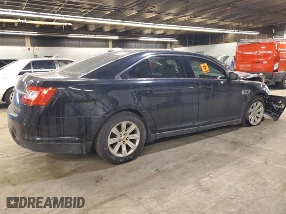 2011 Ford Taurus SE with VIN 1FAHP2DW3BG163699, listed as a Copart auction lot 43186495 with 84,493 mi miles and Salvage Title. Bid and sale history available at DreamBid. Image 3.