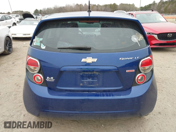 2014 Chevrolet Sonic LT with VIN 1G1JC6SB6E4134503, listed as a IAAI auction lot 41364166 with 124,225 mi miles. Bid and sale history available at carsss.com. Image 16.