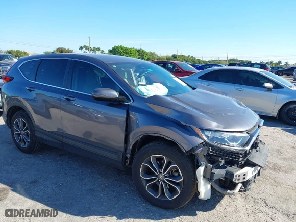 2022 Honda CR-V EX with VIN 7FARW1H54NE002276, listed as a IAAI auction lot 41704761 with 13,044 mi miles. Bid and sale history available at carsss.com. Image 1.