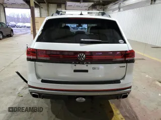 2024 Volkswagen Atlas Peak Edition SEL with VIN 1V2GR2CA1RC572824, listed as a Copart auction lot 86086774 with 7,098 mi miles and Salvage title. Bid and sale history available at DreamBid. Image 6.