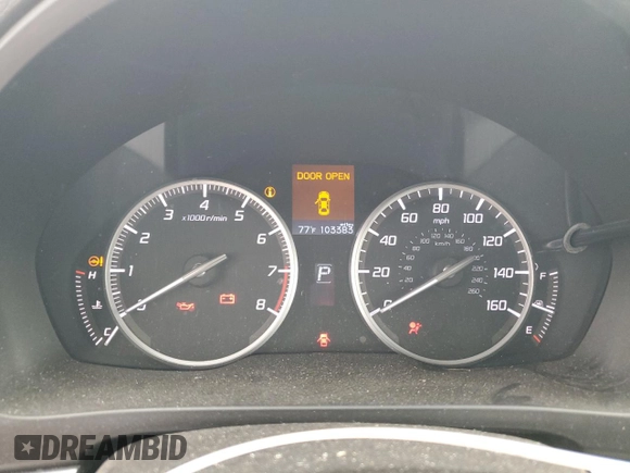 2018 Acura ILX Special Edition with VIN 19UDE2F45JA007046, listed as a Copart auction lot 82241614 with 103,383 mi miles and Salvage Title. Bid and sale history available at carsss.com. Image 9.