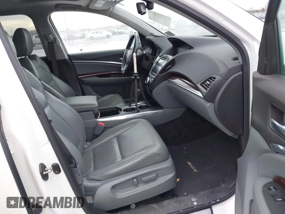 2014 Acura MDX Tech Pkg with VIN 5FRYD4H41EB011604, listed as a IAAI auction lot 41492753 with 123,229 mi miles. Bid and sale history available at carsss.com. Image 5.