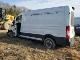 2019 Ford Transit with VIN 1FTYR2CM9KKA45612, listed as a Copart auction lot 54019985 with Not Provided miles and Salvage Title. Bid and sale history available at carsss.com. Image 2.