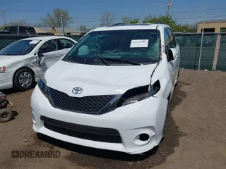 2017 Toyota Sienna SE with VIN 5TDXZ3DCXHS883219, listed as a IAAI auction lot 42104502 with 97,047 mi miles and . Bid and sale history available at DreamBid. Image 6.