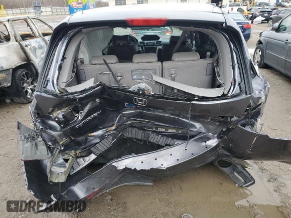 2014 Honda Odyssey EX with VIN 5FNRL5H40EB054748, listed as a Copart auction lot 46794555 with 135,095 mi miles and Salvage Title. Bid and sale history available at carsss.com. Image 6.