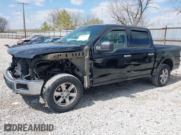 2018 Ford F-150 XL with VIN 1FTEW1E51JFC19191, listed as a IAAI auction lot 41919055 with 87,367 mi miles. Bid and sale history available at carsss.com. Image 6.