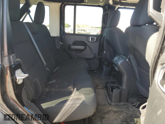 2020 Jeep Wrangler Unlimited Sport S z VIN 1C4HJXDG2LW169308, wystawiony jako Copart lot #55959105 z przebiegiem 58 950 mil mil oraz Szkoda całkowita • Salvage title. Historia ofert i sprzedaży dostępna na DreamBid. Obrazek 10.