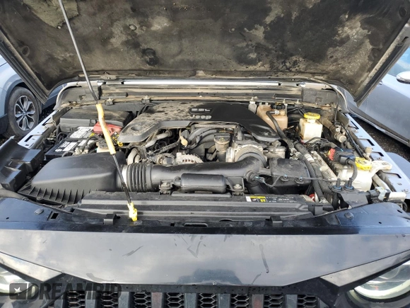 2020 Jeep Gladiator Overland with VIN 1C6HJTFG8LL147702, listed as a Copart auction lot 48613135 with 159,558 mi miles and Clean title. Bid and sale history available at DreamBid. Image 11.
