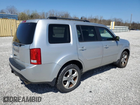 2012 Honda Pilot EX-L with VIN 5FNYF4H55CB047393, listed as a Copart auction lot 53814835 with 189,519 mi miles and Clean Title. Bid and sale history available at DreamBid. Image 3.
