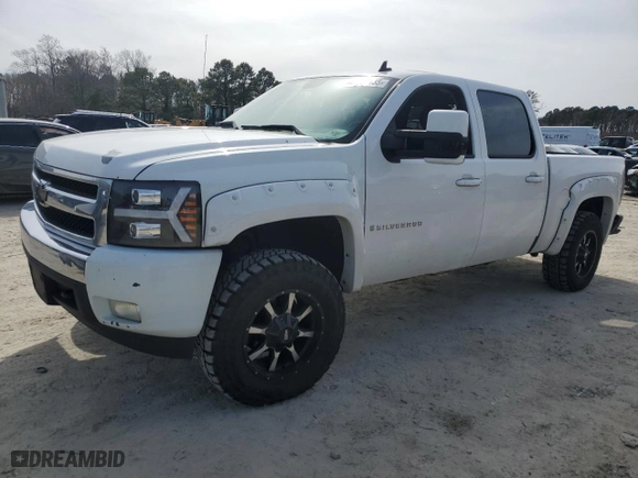 2008 Chevrolet Silverado 1500 LTZ with VIN 3GCEK13JX8G286022, listed as a Copart auction lot 47840135 with 149,532 mi miles and Clean Title. Bid and sale history available at carsss.com. Image 1.