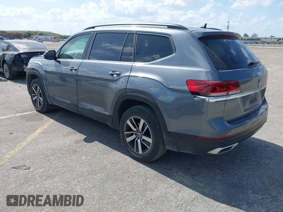 2022 Volkswagen Atlas SE with VIN 1V2DP2CA9NC542764, listed as a IAAI auction lot 42169444 with 33,506 mi miles and . Bid and sale history available at DreamBid. Image 3.