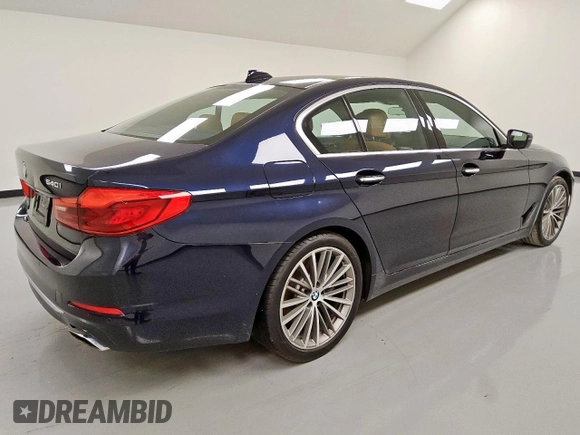 2018 BMW 5 Series 540i with VIN WBAJE5C50JWA94907, listed as a Copart auction lot 57272875 with 79,538 mi miles and Clean title. Bid and sale history available at DreamBid. Image 3.