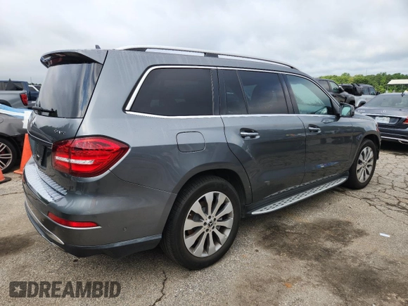2017 Mercedes-Benz GLS 450 with VIN 4JGDF6EE3HA987637, listed as a Copart auction lot 58963905 with 67,890 mi miles and Salvage title. Bid and sale history available at DreamBid. Image 3.