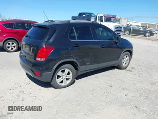 2018 Chevrolet Trax LT with VIN 3GNCJLSB7JL207622, listed as a IAAI auction lot 41693952 with 79,403 mi miles and . Bid and sale history available at carsss.com. Image 4.