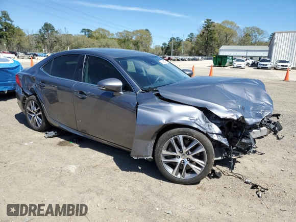 2018 Lexus IS with VIN JTHBA1D26J5075005, listed as a Copart auction lot 49326095 with 85,701 mi miles and Salvage Title. Bid and sale history available at carsss.com. Image 4.