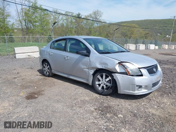 2012 Nissan Sentra S with VIN 3N1AB6AP8CL736384, listed as a IAAI auction lot 42155873 with 130,992 mi miles and . Bid and sale history available at DreamBid. Image 1.