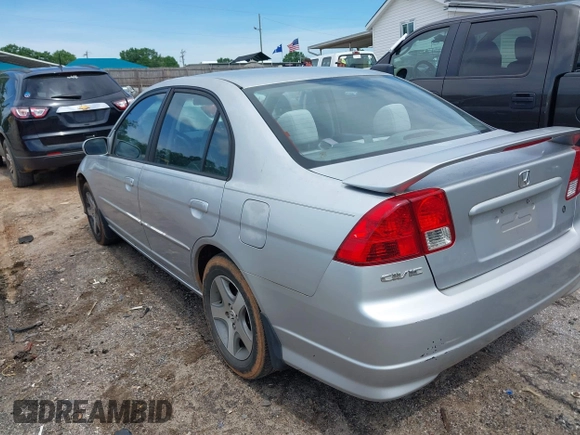 2004 Honda Civic EX with VIN 2HGES26774H527763, listed as a IAAI auction lot 42091363 with 207,191 mi miles and . Bid and sale history available at DreamBid. Image 3.