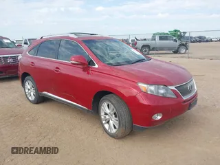 2010 Lexus RX 450h with VIN JTJBC1BA3A2025070, listed as a IAAI auction lot 42712146 with 138,015 mi miles and . Bid and sale history available at DreamBid. Image 1.