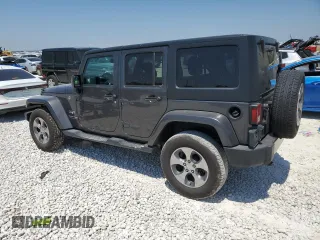 2018 Jeep Wrangler JK Unlimited Sahara with VIN 1C4HJWEG1JL919420, listed as a Copart auction lot 68130694 with 62,130 mi miles and Salvage Title. Bid and sale history available at carsss.com. Image 2.