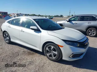 2020 Honda Civic LX z VIN 19XFC2F68LE206395, wystawiony jako IAAI lot #41720356 z przebiegiem 38 037 mil mil oraz . Historia ofert i sprzedaży dostępna na DreamBid. Obrazek 1.