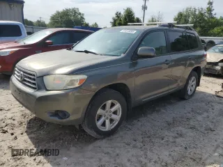 2010 Toyota Highlander with VIN JTEZA3EH9A2010676, listed as a Copart auction lot 61918095 with 184,184 mi miles and Salvage title. Bid and sale history available at DreamBid. Image 1.