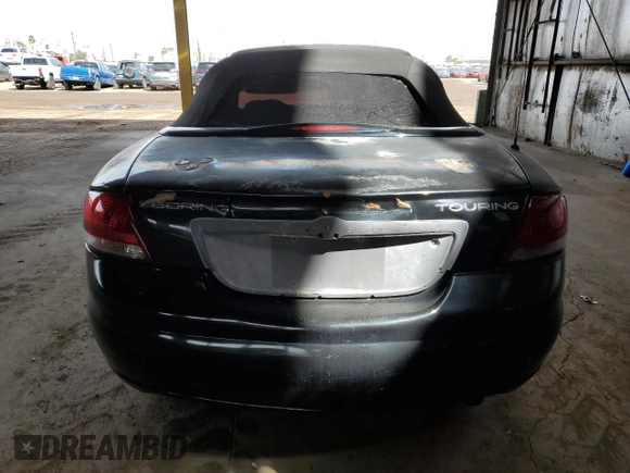 2004 Chrysler Sebring LXi with VIN 1C3EL55R54N346611, listed as a Copart auction lot 50862655 with 123,414 mi miles and Non repairable. Bid and sale history available at DreamBid. Image 6.