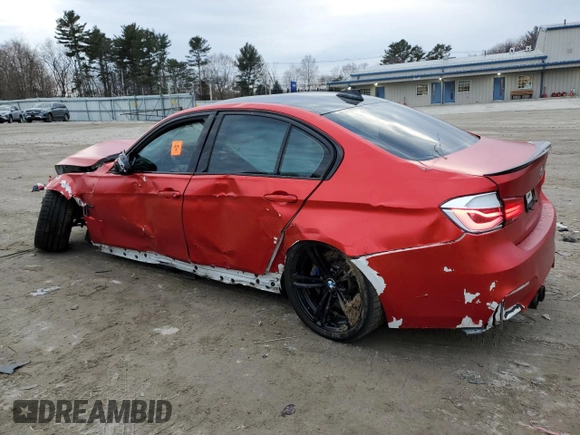2016 BMW M3 z VIN WBS8M9C55G5G41723, wystawiony jako Copart lot #47812325 z przebiegiem 62 290 mil mil oraz Szkoda całkowita • Salvage title. Historia ofert i sprzedaży dostępna na DreamBid. Obrazek 2.