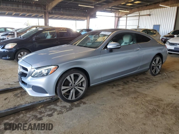 2018 Mercedes-Benz C 300 with VIN WDDWJ4JB8JF669670, listed as a Copart auction lot 51093265 with 63,493 mi miles and Salvage title. Bid and sale history available at DreamBid. Image 1.