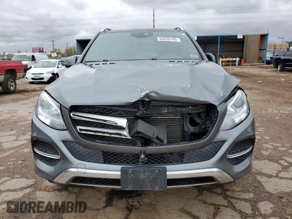 2018 Mercedes-Benz GLE 350 with VIN 4JGDA5HB8JB107428, listed as a Copart auction lot 55230145 with 110,000 mi miles and Salvage title. Bid and sale history available at DreamBid. Image 5.