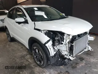 2018 Honda HR-V EX-L Navi with VIN 3CZRU6H76JM719911, listed as a IAAI auction lot 41631402 with 26,776 mi miles. Bid and sale history available at carsss.com. Image 1.