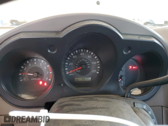 2002 Nissan Frontier XE with VIN 1N6DD26SX2C311752, listed as a Copart auction lot 61182715 with 95,746 mi miles and Salvage title. Bid and sale history available at DreamBid. Image 9.