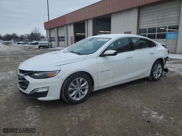 2021 Chevrolet Malibu LT with VIN 1G1ZD5ST1MF055780, listed as a Copart auction lot 46240455 with 101,932 mi miles and Salvage Title. Bid and sale history available at carsss.com. Image 1.