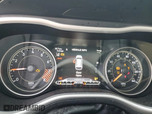 2015 Jeep Cherokee Limited with VIN 1C4PJLDS4FW700683, listed as a Copart auction lot 52969045 with 143,344 mi miles and Clean Title. Bid and sale history available at DreamBid. Image 9.