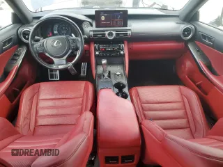 2021 Lexus IS 350 F Sport with VIN JTHGZ1B25M5038646, listed as a Copart auction lot 60291505 with 106,116 mi miles and Non repairable. Bid and sale history available at DreamBid. Image 8.