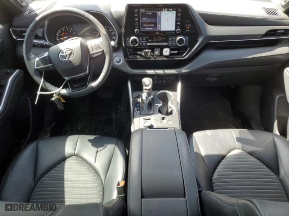 2021 Toyota Highlander XSE with VIN 5TDJZRBH2MS110245, listed as a Copart auction lot 52187275 with 79,962 mi miles and Salvage Title. Bid and sale history available at carsss.com. Image 8.
