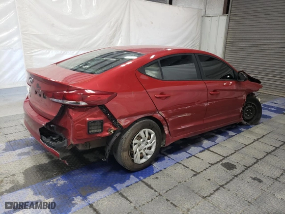 2018 Hyundai Elantra SE with VIN 5NPD74LF6JH275025, listed as a Copart auction lot 73721884 with 126,863 mi miles and Clean Title. Bid and sale history available at carsss.com. Image 3.