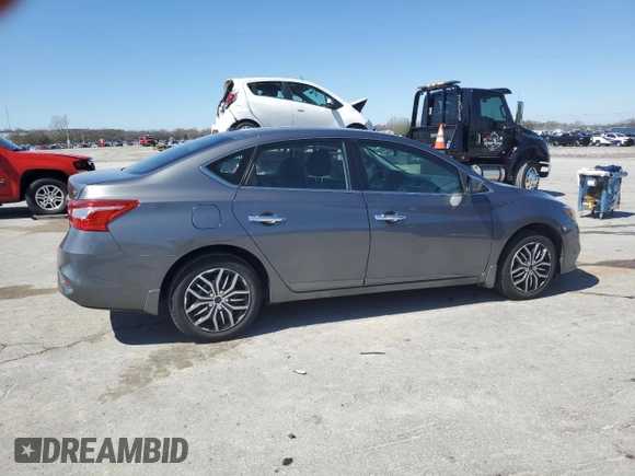 2017 Nissan Sentra SV with VIN 3N1AB7APXHL644562, listed as a Copart auction lot 48856325 with 95,878 mi miles and Salvage Title. Bid and sale history available at carsss.com. Image 3.