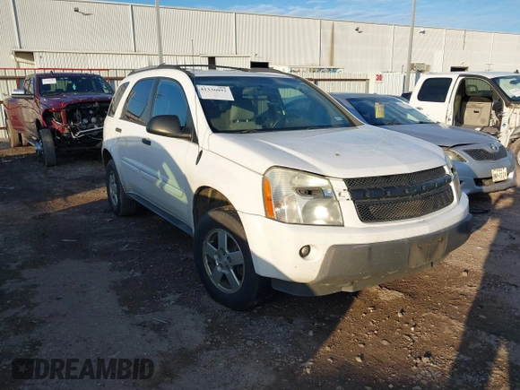 2005 Chevrolet Equinox LS with VIN 2CNDL13F656052726, listed as a IAAI auction lot 41336092 with 167,132 mi miles. Bid and sale history available at carsss.com. Image 1.
