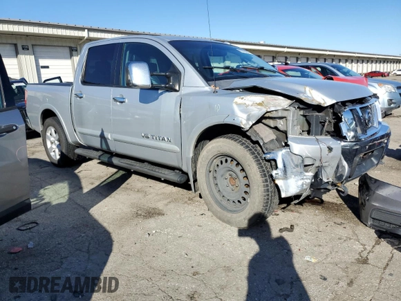 2011 Nissan Titan SV with VIN 1N6BA0ED6BN322680, listed as a Copart auction lot 85278084 with 157,665 mi miles and Salvage Title. Bid and sale history available at DreamBid. Image 4.